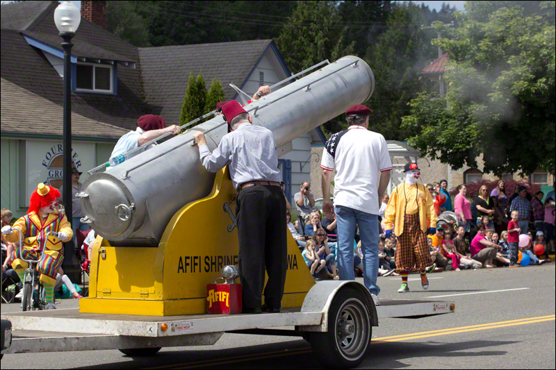 Afifi Shriners Fire the Canon