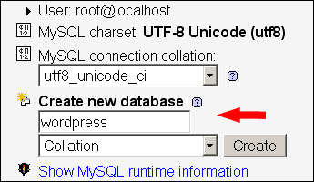 Create a MySQL Database