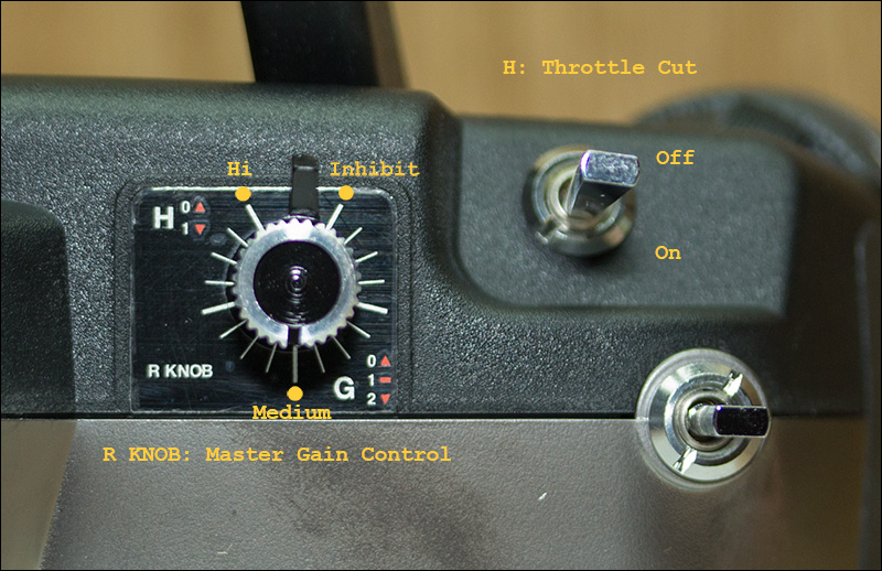 Gain and Throttle Cut