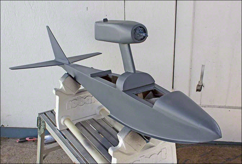 Fuselage Fiberglassed and Primed