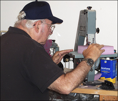 Dick Robb Cuts the Tail Supports