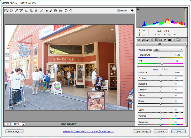 Adobe Camera Raw