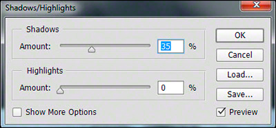 Shadows/Highlights Adjustments