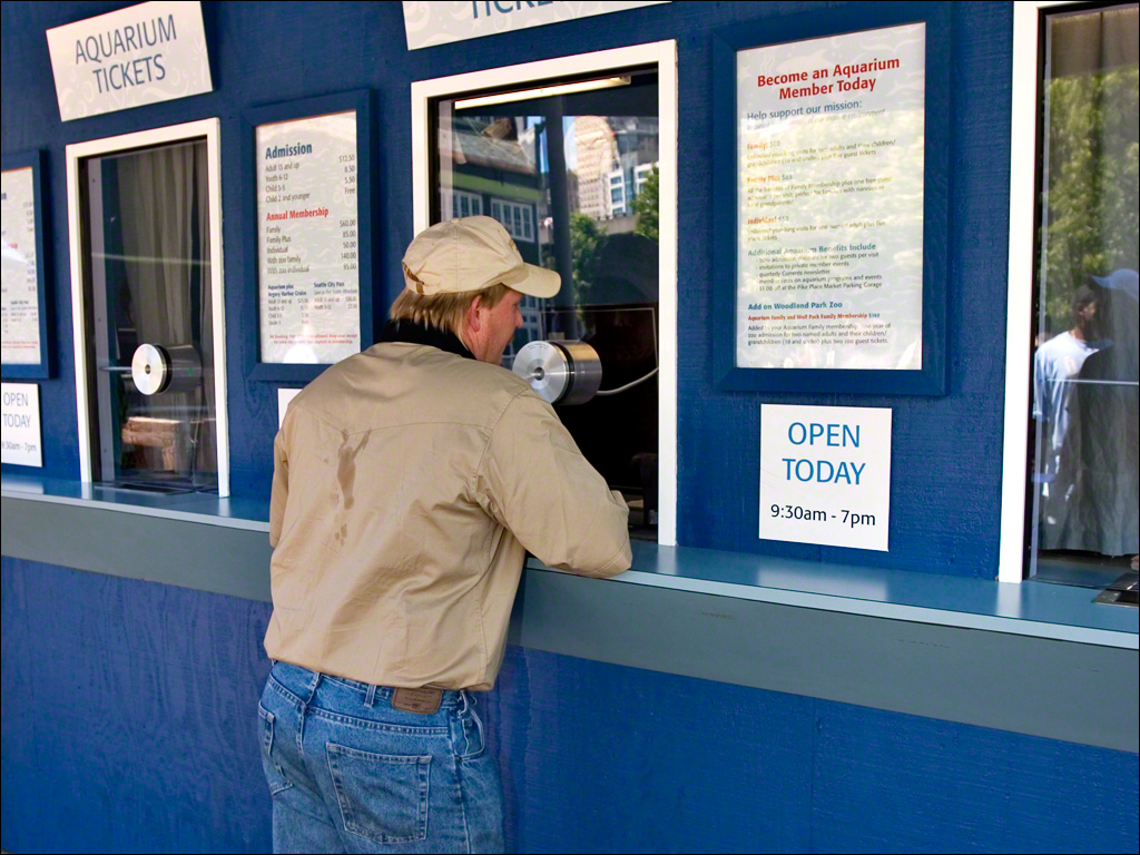 At the Ticket Counter