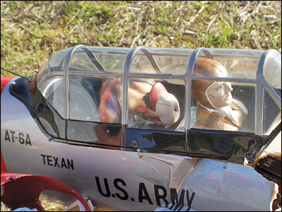 Crash Scene: Stacy Myers' AT-6 "Texan"