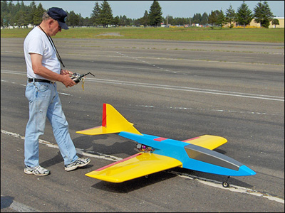 Charles Kentfield Flies His REACTION 54 Jet