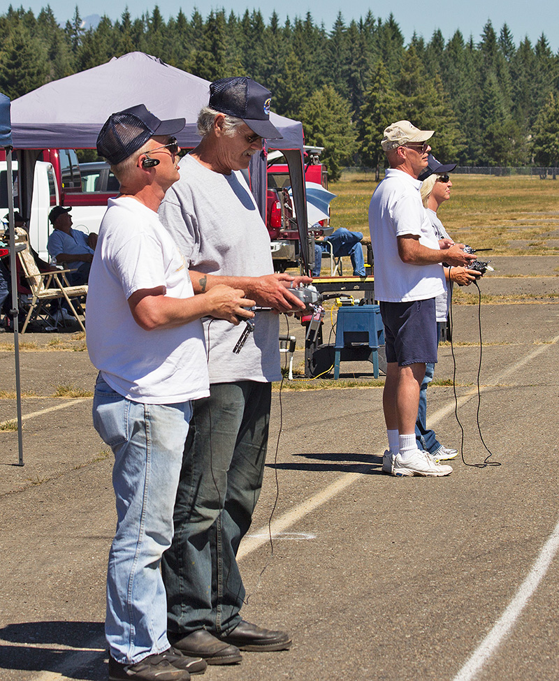 From Left: Darcy Niebeling(I) and Ken Higgins(S), Tom Strom Sr.(I) and Dee Grout(S)